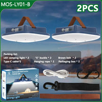 LumenX Outdoor Lamp | 278 LEDs | Magnetisch & Haken | Powerbank | 4 Lichtmodi 8