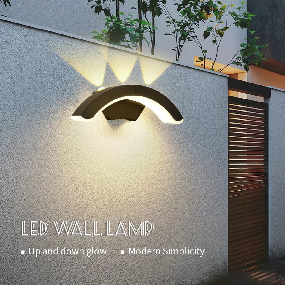 Lumenera LED Wandleuchte | Modernes Design | Warmweißes Licht | Für Innen & Außen 2