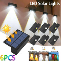 LumiGlow Solar-Wandleuchte | 3 Lichtmodi | IP65 Wasserdicht & Wetterfest 1