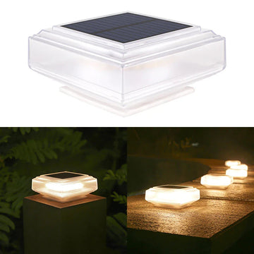 LumiPillar 30LED | Solar Pfostenleuchte | Kabellos & Wetterfest | Für Garten, Zaun & Terrasse 0