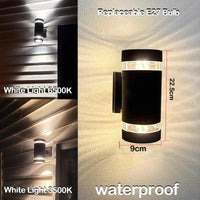 Lumivor Außenwandleuchte | Up-&-Down Licht | E27 Fassung | IP65 Wetterfest | 25×10×8 cm 9
