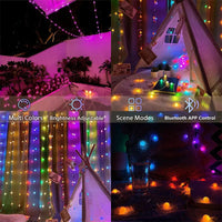 LumoGlow Smart LED Lichterkette | RGB Farbwechsel | App-gesteuert & Musik-Sync 2