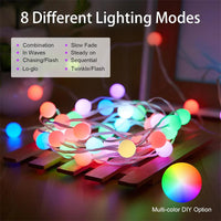 LumoGlow Smart LED Lichterkette | RGB Farbwechsel | App-gesteuert & Musik-Sync 3