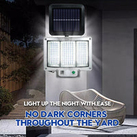 LumoPower Solarleuchte | 192 LEDs | Bewegungsmelder & Fernbedienung | Wetterfest & Flexibel 3
