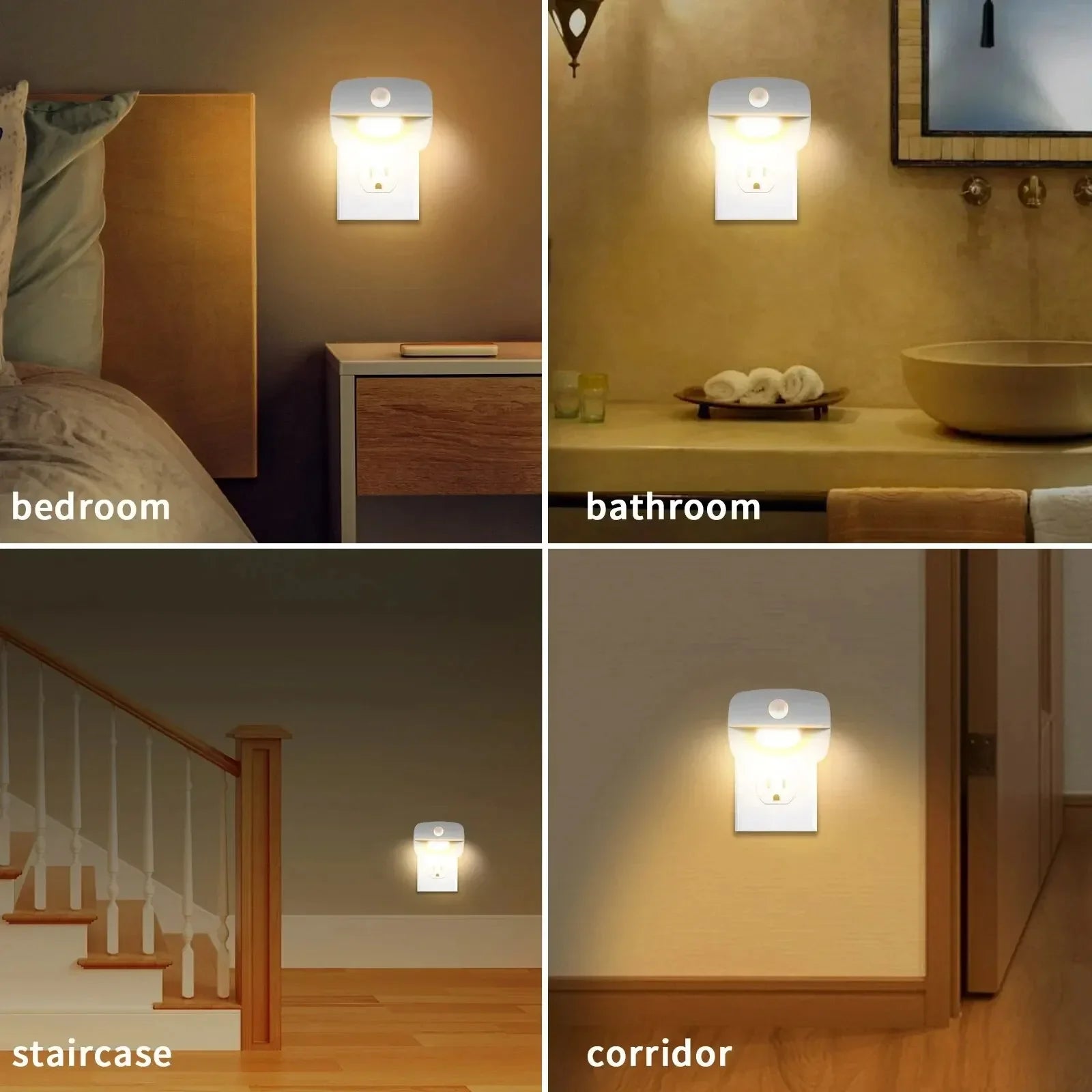 Lumora LED Nachtlicht | Bewegungs- & Dämmerungssensor | Dimmbar & Energiesparend | Warm-/Kaltweiß 4
