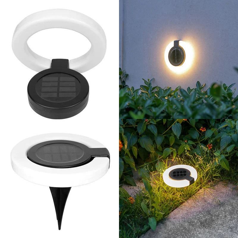 Lumora Solarwandleuchte | 360° Schwenkbar & Wetterfest | LED Gartenlicht | Bis 10h Leuchtdauer 0