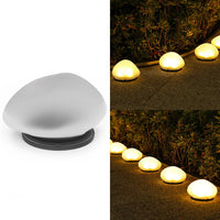 Lunastro Solarsteine | 3 Lichtmodi | Wetterfest & Kabellos | Kieselstein-Design 0
