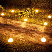 Lunastro Solarsteine | 3 Lichtmodi | Wetterfest & Kabellos | Kieselstein-Design 4