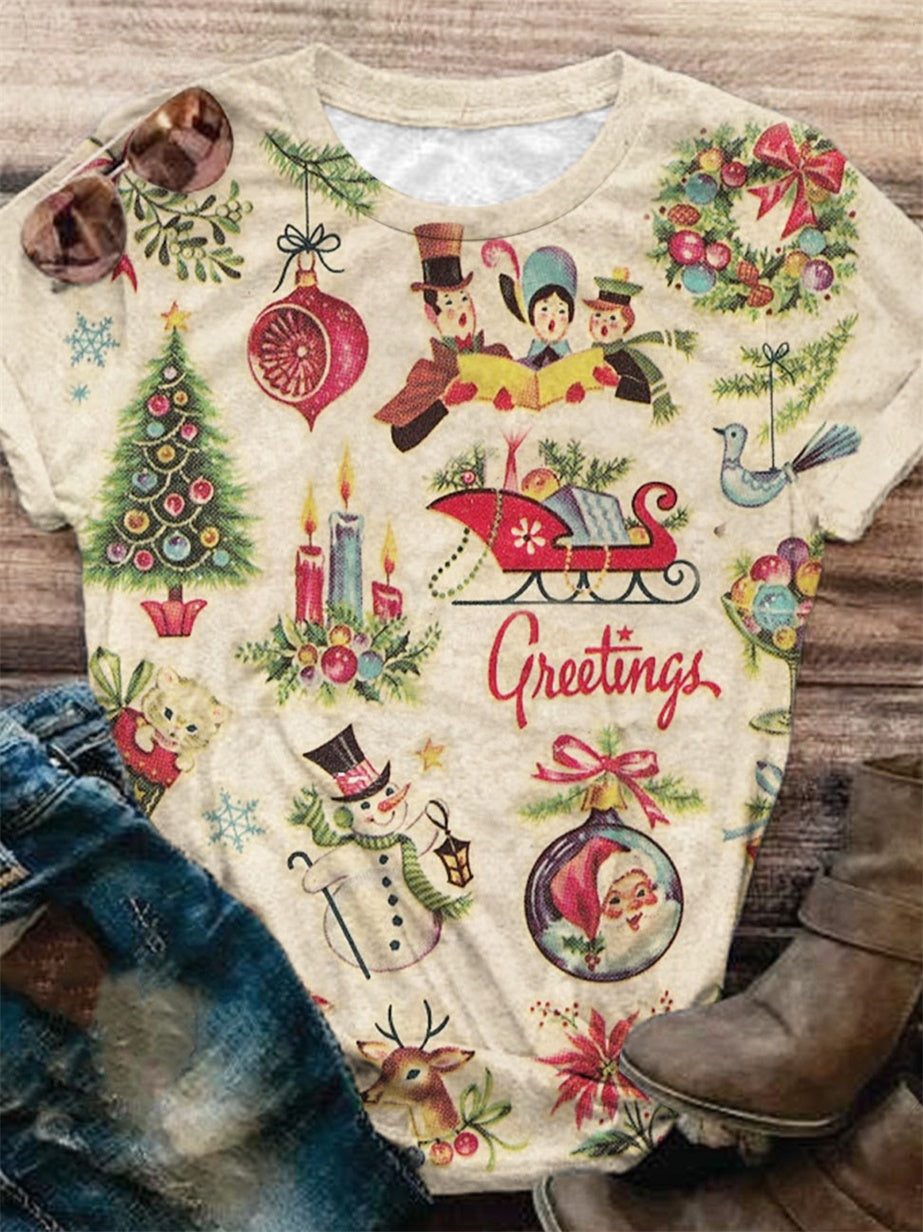 Magdalena | Vintage Weihnachten T-Shirt