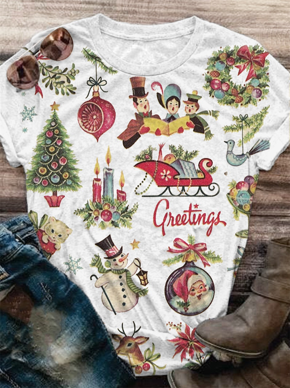 Magdalena | Vintage Weihnachten T-Shirt