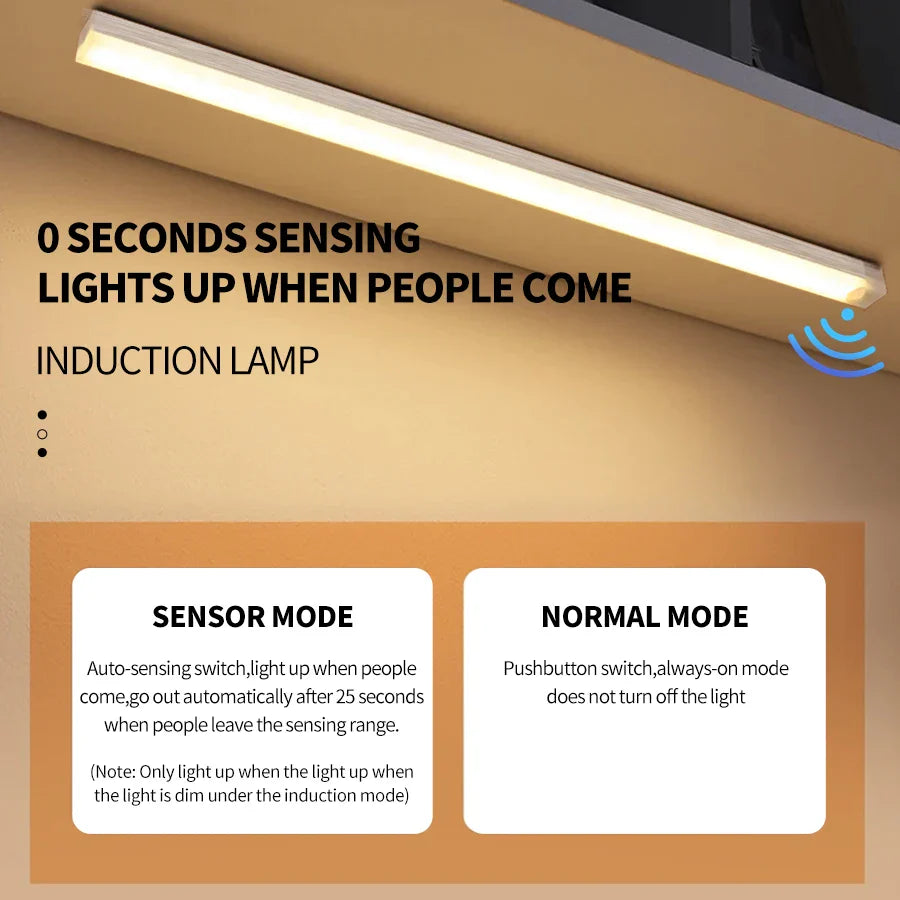 Novera Motion Light | Bewegungsmelder & USB-Akku | Magnetisch & Blendfrei | Warmweiß LED 1