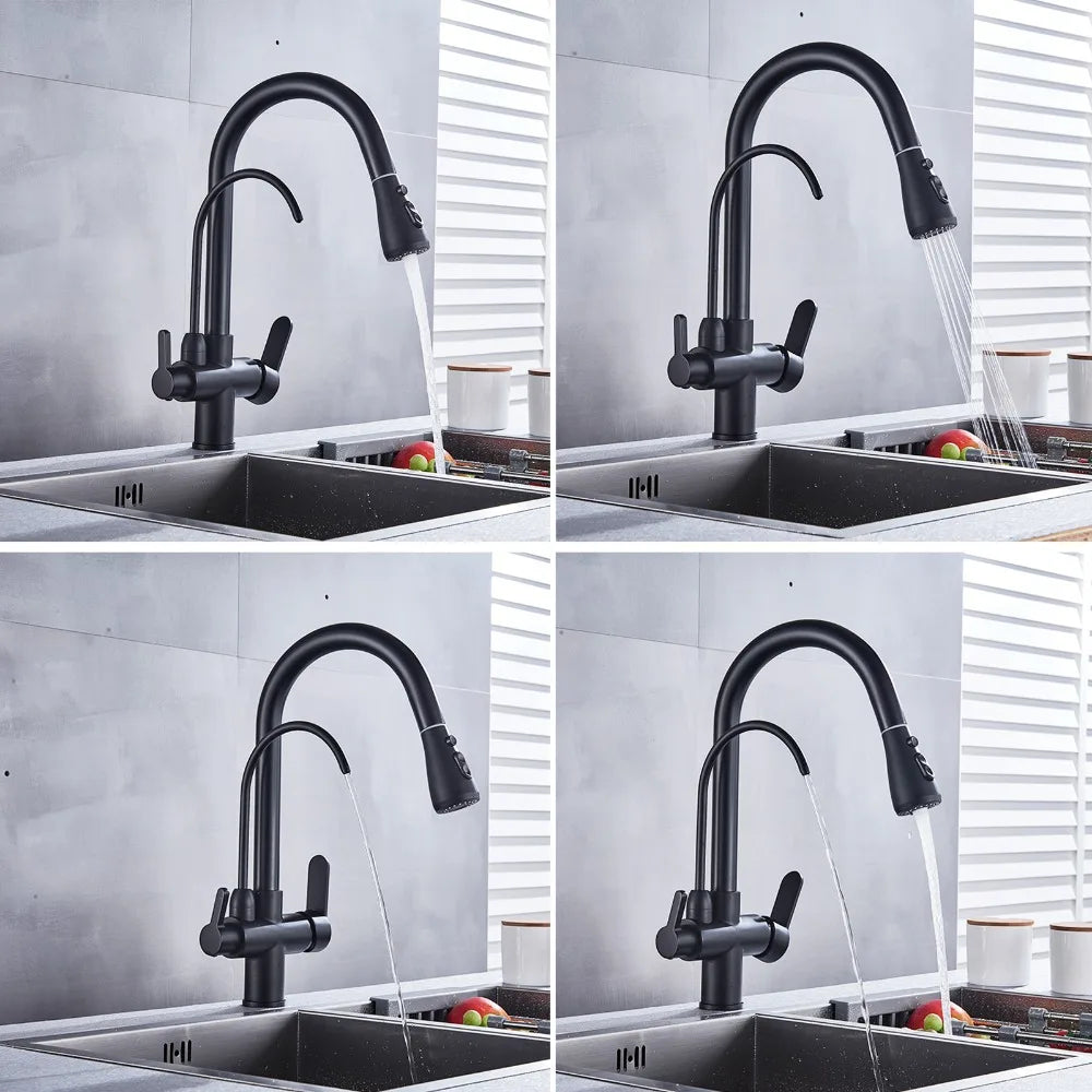 Kitchen Faucet, Touch Sensor, Pull Out