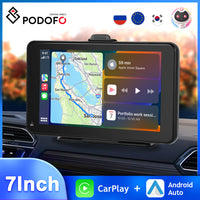 7 inch Auto Stereo MP5 Speler met Carplay, Android Auto, Bluetooth - Navigatie