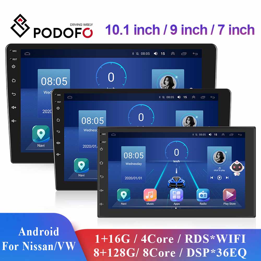 7/9/10.1 2Din Android Auto Radio - 8G 128G Multimedia Video Speler