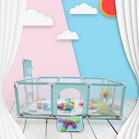 Baby Playpen, Indoor Safety Barrier, Basketball Frame