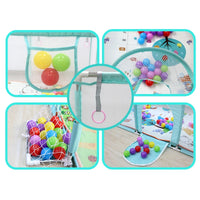 Baby Playpen, Indoor Safety Barrier, Basketball Frame