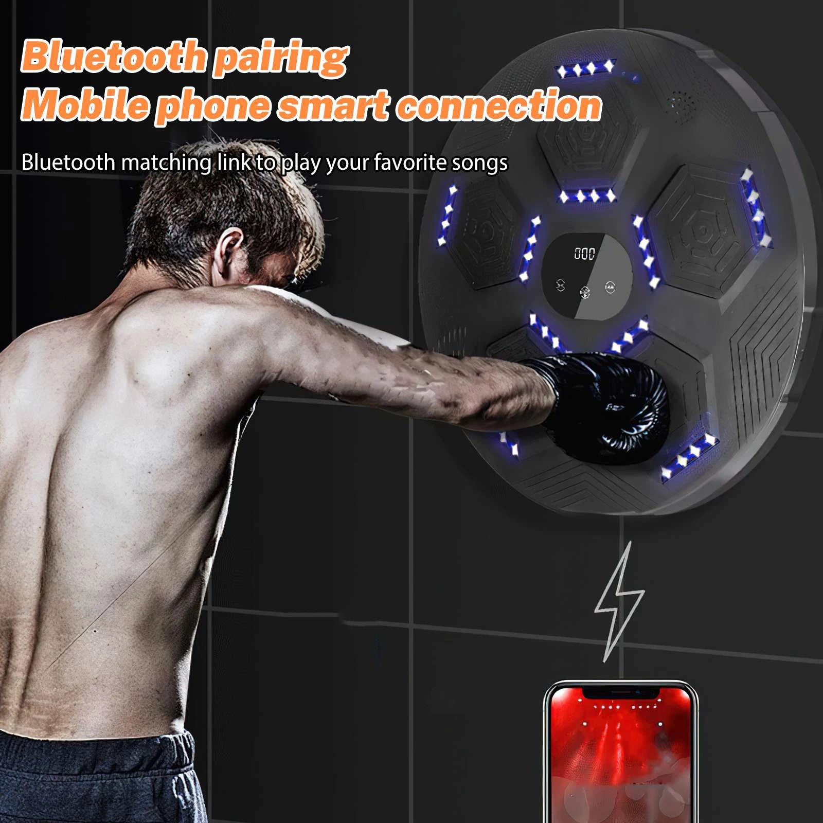 Boxing Trainer, Electronic Response System, Bluetooth Connectivity