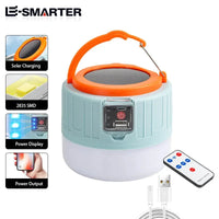 Solance LED Campinglampe | Solar & USB | 3 Modi & Fernbedienung | 60W Outdoor Laterne 3