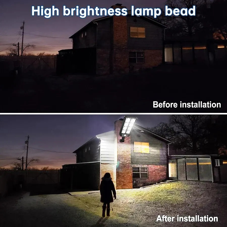SolarFlux Pro Solarstrahler | 100 LEDs | Intelligente Bewegungserkennung 5