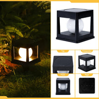 SolarGlow Pillar Light | Solarbeleuchtung für Außenbereich | 8 Stunden Leuchtdauer | Wetterfest 1