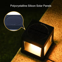 SolarGlow Pillar Light | Solarbeleuchtung für Außenbereich | 8 Stunden Leuchtdauer | Wetterfest 2