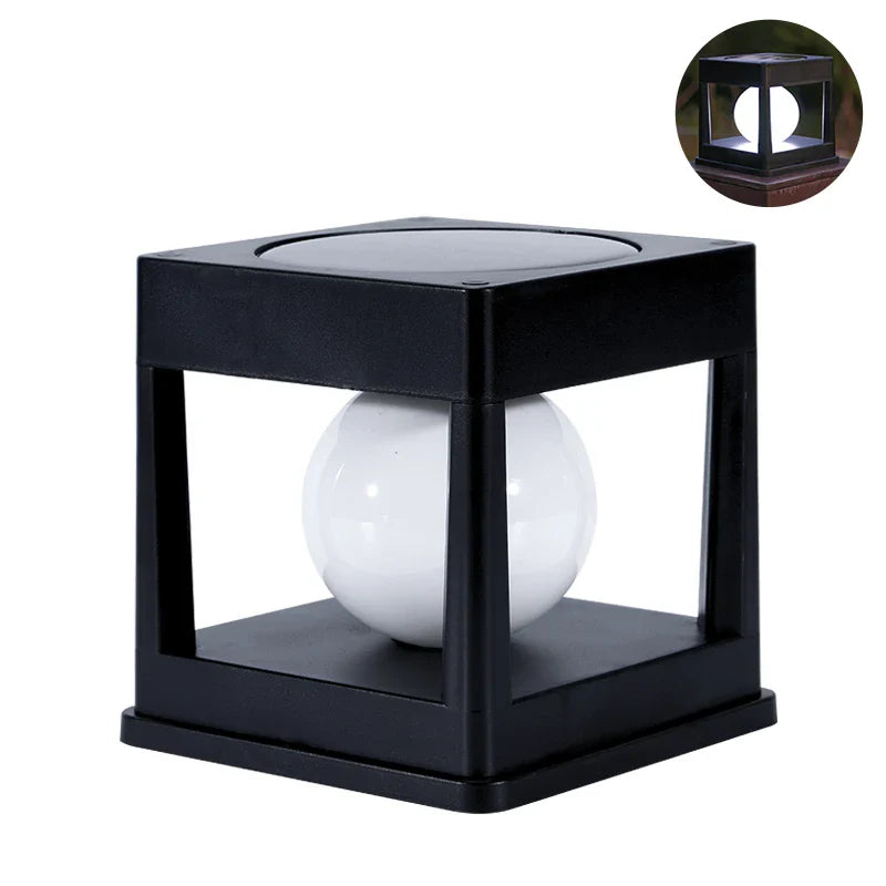 SolarGlow Pillar Light | Solarbeleuchtung für Außenbereich | 8 Stunden Leuchtdauer | Wetterfest 6