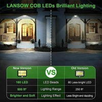 Solivor Solarleuchte mit Bewegungssensor | Kabellos & Wetterfest | 3 Modi | 100 COB-LEDs 1