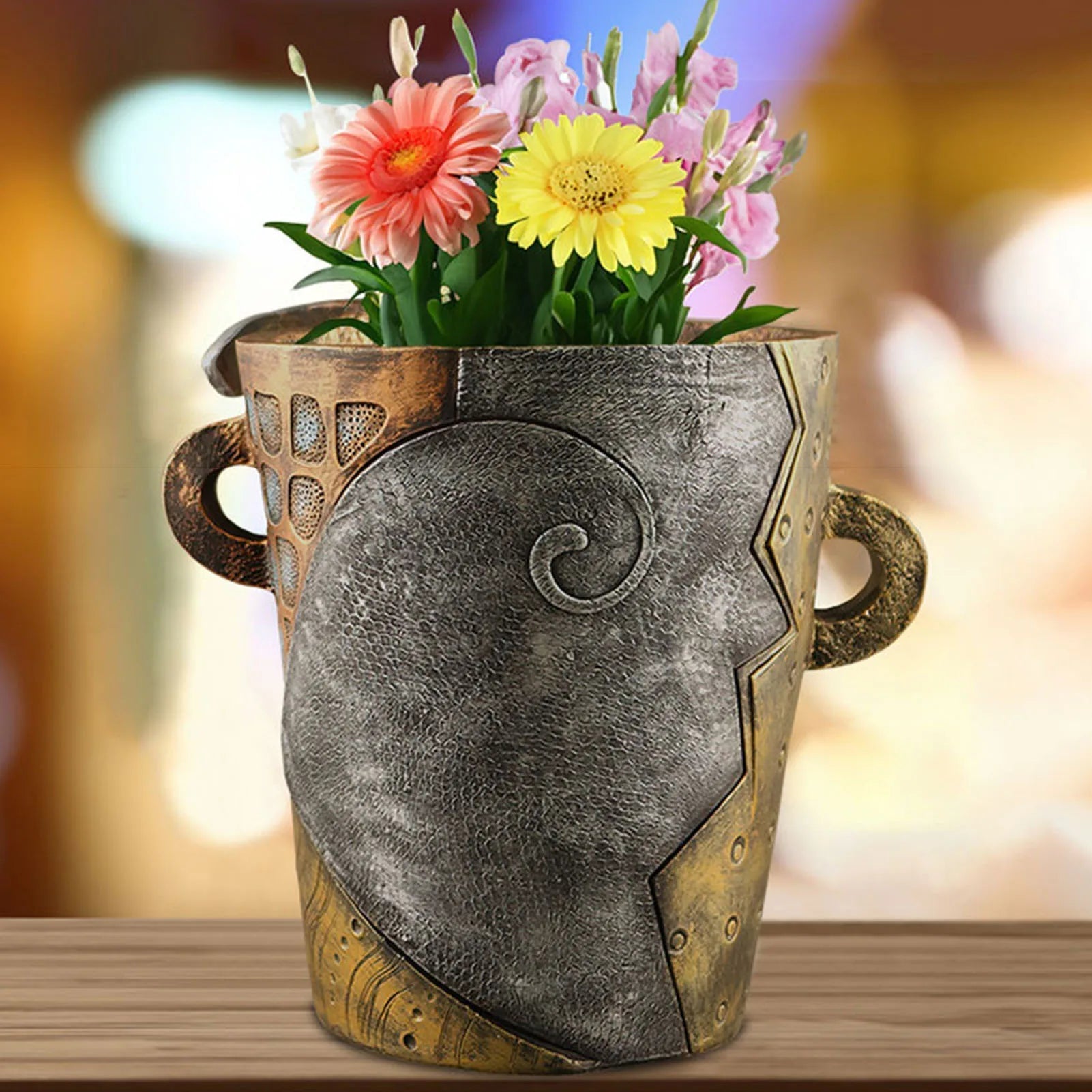Stylish abstract art plant pot ornaments 1
