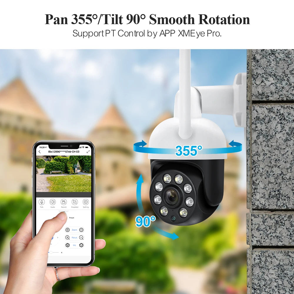 Wireless Camera System, H265 Compression, Two Way Audio