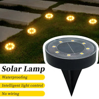 Terraluna Solar Bodenleuchte | Edelstahl | IP68 Schutz | 8 LEDs 1