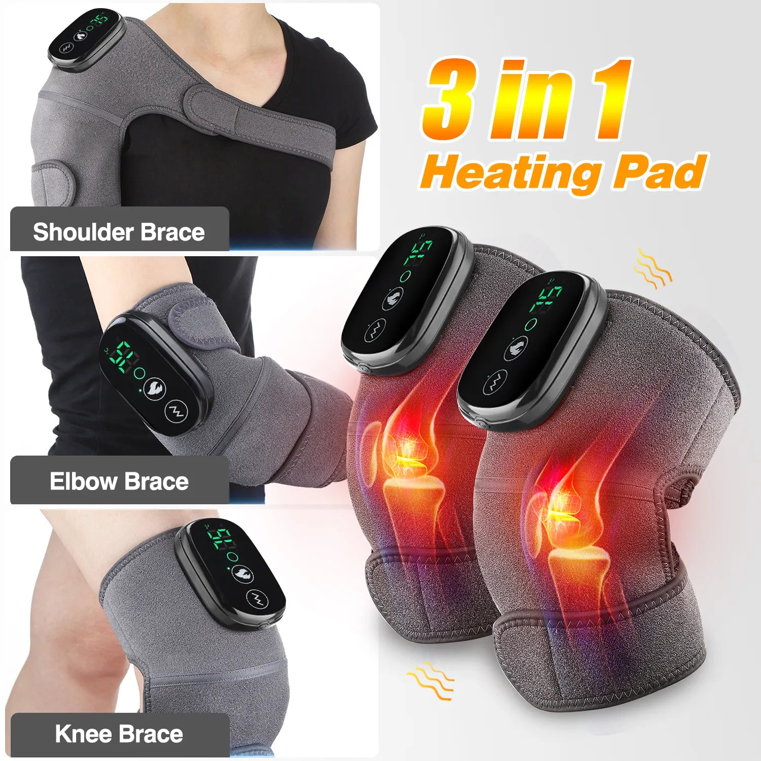 Knee Massager, 3 in 1, Arthritis Pain Relief