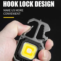 Torchino Mini-Taschenlampe | 6 Lichtmodi & Tools | USB-C Wiederaufladbar | Kompakt & Robust 2