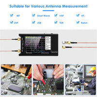 Vector Netwerkanalyser, 4-inch LCD Touchscreen, Meetbereik 10KHz-15GHz