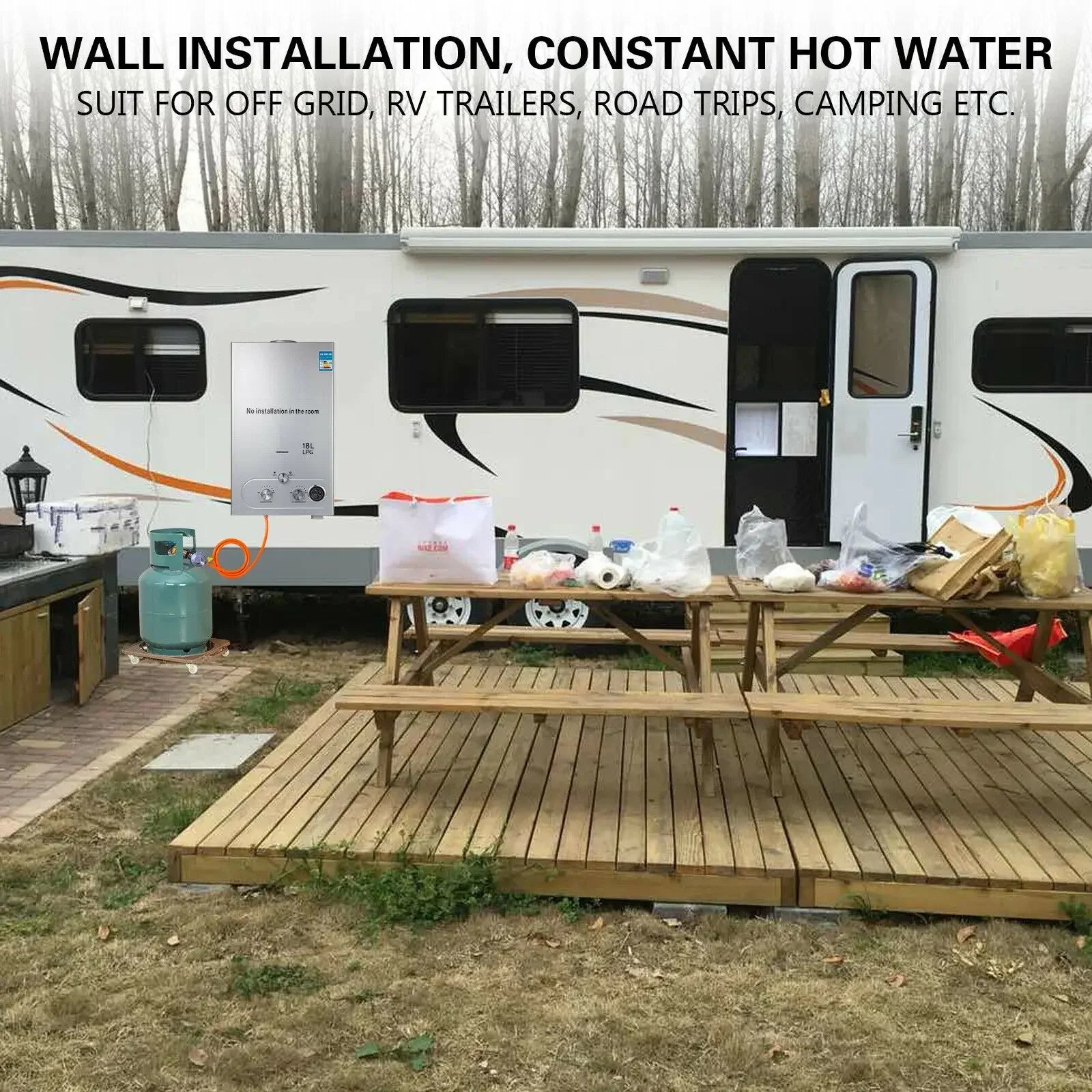 Water Heater, Instant Heating, Portable