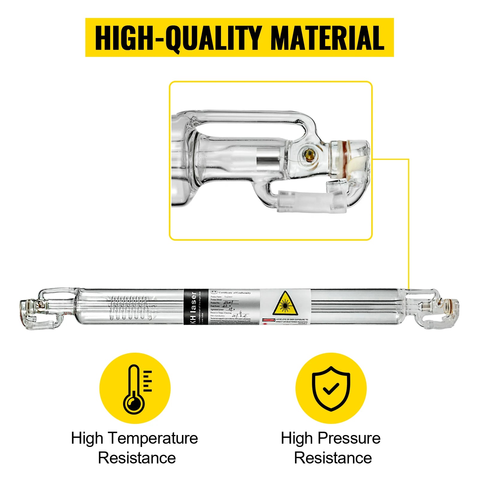 CO2 Laser Tube, Long Service Life, Various Power Options