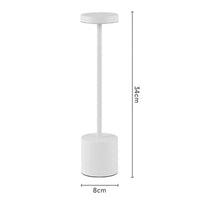 Valoria Touch Tischlampe | Kabellos & Dimmbar | Warmweiß LED | Aluminiumgehäuse 10