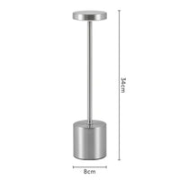Valoria Touch Tischlampe | Kabellos & Dimmbar | Warmweiß LED | Aluminiumgehäuse 8