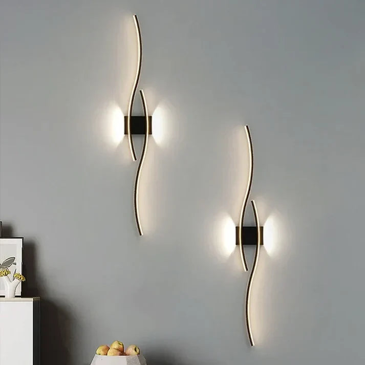 Virella Wave LED Wandleuchte | Modernes Design | Warmweiß | Energiesparend 0