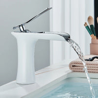 Basin Faucet, Waterfall Design, Single Handle