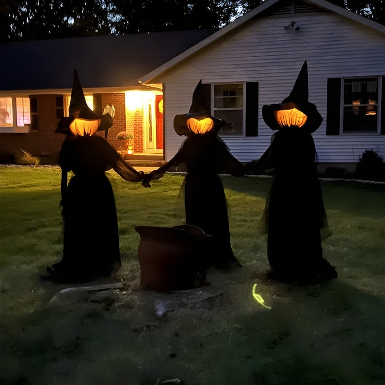 WitchLights™ Illuminated Halloween Spooky Pendant 2