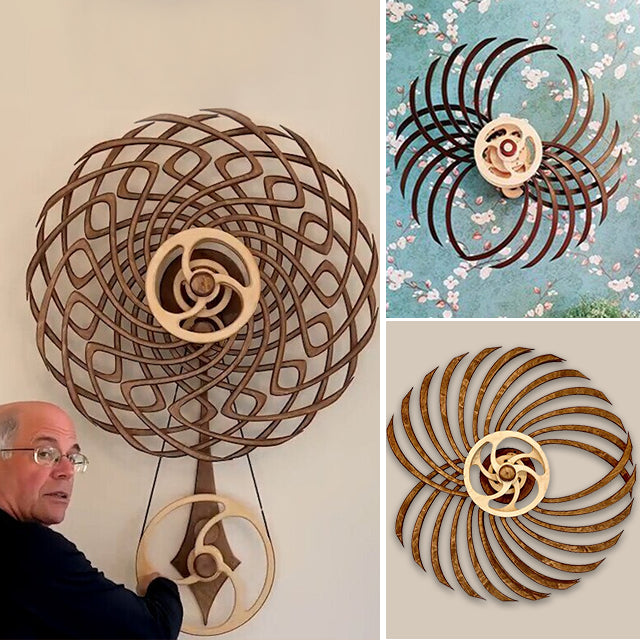 Wood Swirl™ Calming Moving Art 5