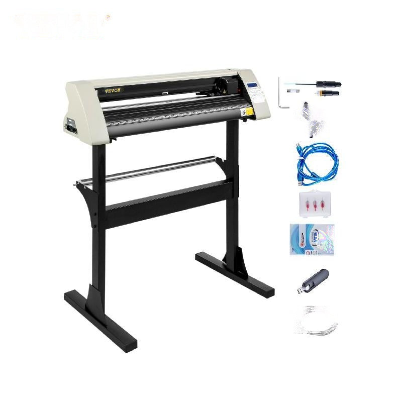 Vinyl Snijplotter - 28 inch, LCD Scherm, 3 messen & Signmaster software