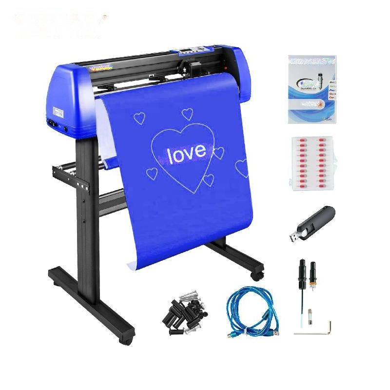 Vinyl Cutting Plotter - 28 Inch, 20 Cutting Blades, LCD Screen