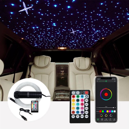 Auto Dak Sterrenlicht Interieur, 150 LED-lampen, APP bediening