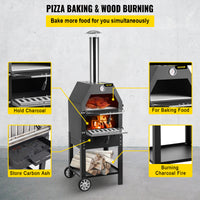 Houtgestookte Pizzaoven, Draagbaar, Tijdbesparend