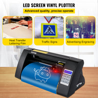 Vinyl Cutting Plotter 375mm - LCD Screen, Laser Guide & Multi-System C