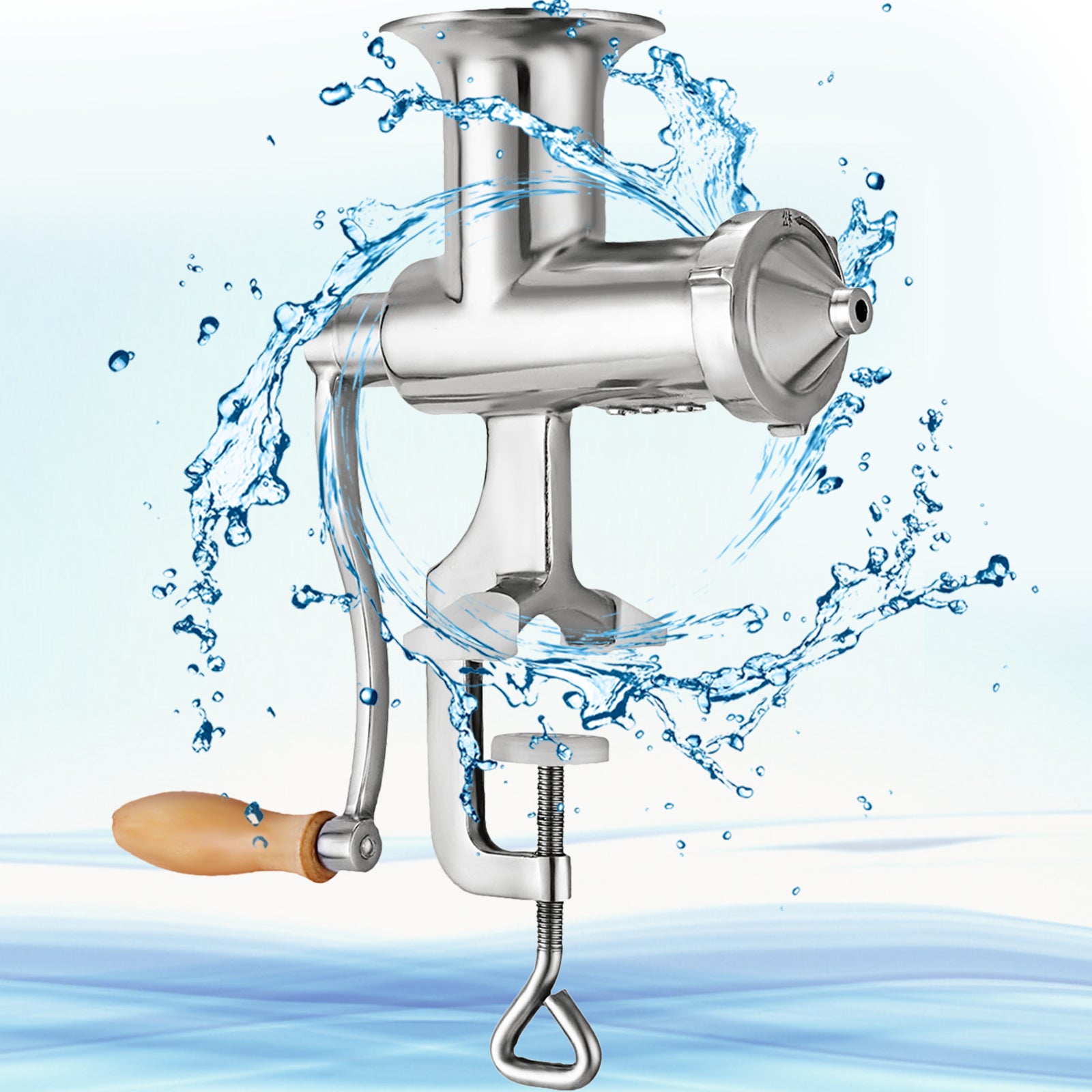 Tarwegras Juicer, Handmatige Bediening, Roestvrij Staal