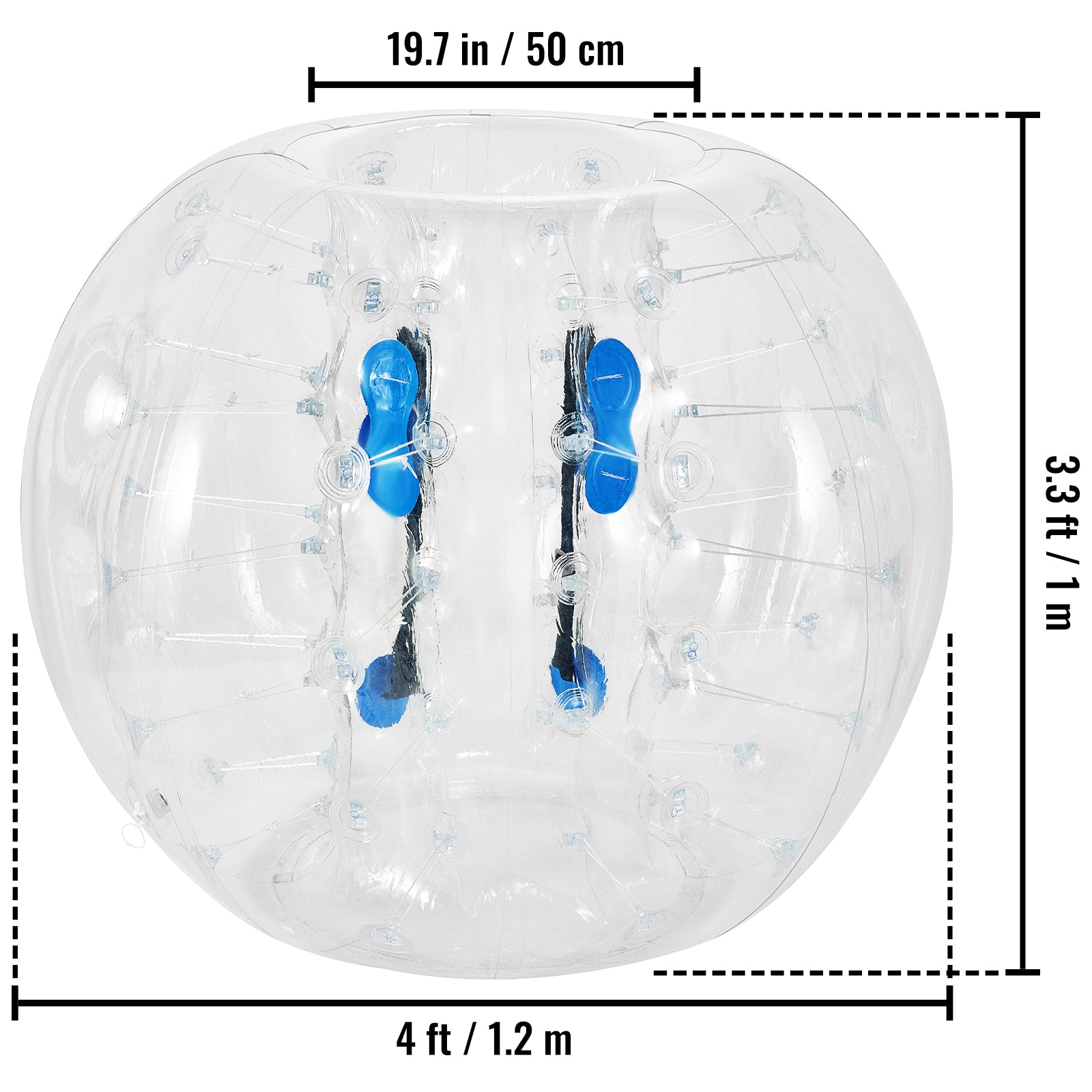 Opblaasbare Zorb Bal, 12m Diameter, Geschikt voor Kinderen/Volwassenen