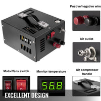 Luchtcompressorpomp, 4500Psi, 8MM Snelle Connector