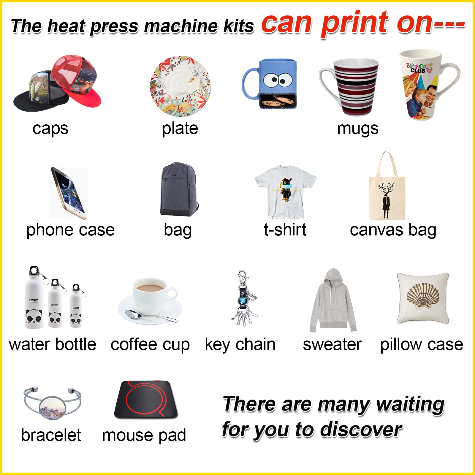 Heat Press Machine, 360° Swing Away, Accurate Temperature Control